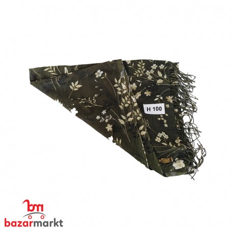 شال باشمينا مزهر شرشوبة طويلة 100