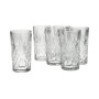 6 pieces of long clear glass juice glasses