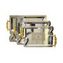 Set of 3 metal trays