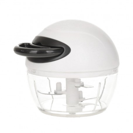 Garlic chopper with a pull string