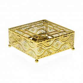 Candle stove base for heating coffee or tea