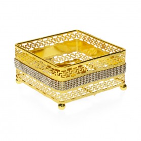 Candle stove base for heating coffee or tea, Almaz edge