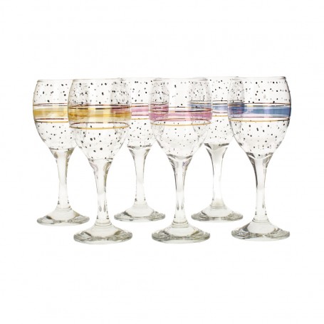 6 كاسات عصير باستيروع تنقيط نصف