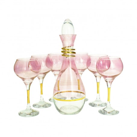 Tall Juice Glass Set with Jug.