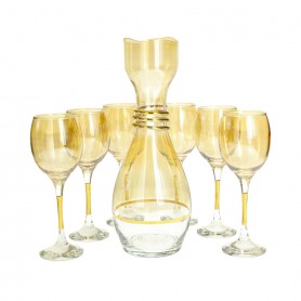 Tall Juice Glass Set with Jug.