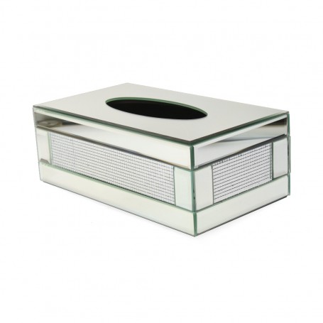 Metal Tissue Box with Mirror Finish.