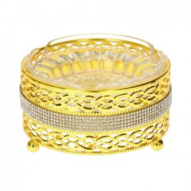 نفاضة سجائر زجاج حامل معدن