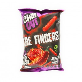 CHIPS FIRE FINGERS SPICY SALSA CHill OUT 60 GR