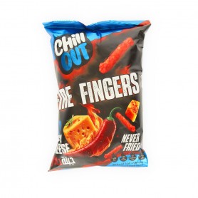 CHIPS FIRE FINGERS SPICY CHEESES CHill OUT 60 GR