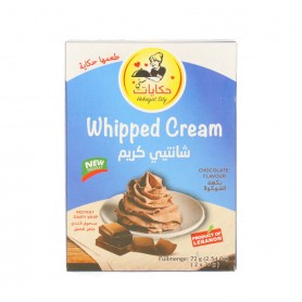 whipped cream Chocolate  Hekayat 72G
