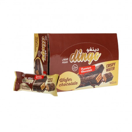 Wafer biscuits with chocolate Dingo 16Pe