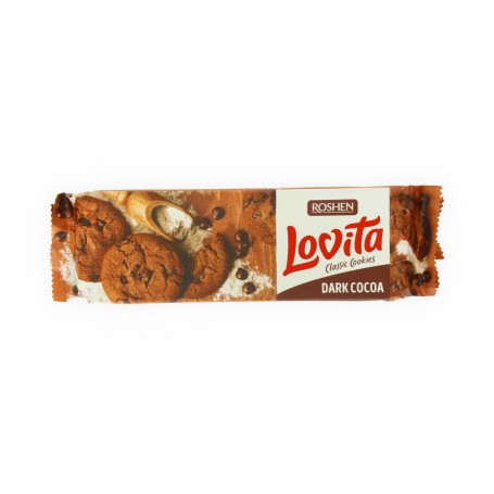 Cookies  Dark Cocoa Roshen 150Gr