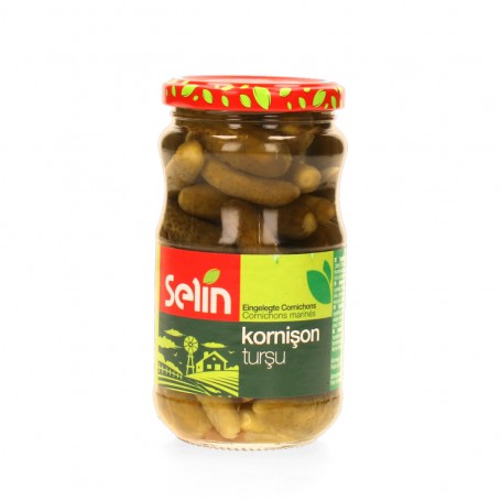 Turkish Cucumber Picled Selin 370Gr