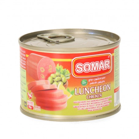 Huhn Luncheon Fleisch mit Olieven Somar 200Gr