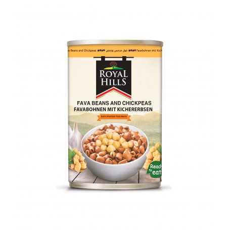 Geckochte bohnen Mit Kichererbsen Royal HiLLS 400Gr