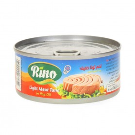 Thunfischstücke in reinem Sojaöl Rino 160Gr