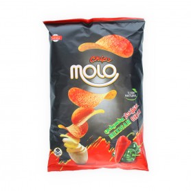 شيبس رقائق مكسيكي حار مولو  90غرام