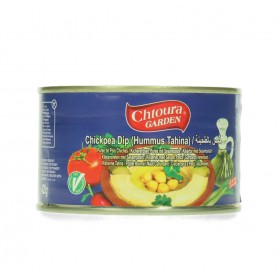 Gekochte kichererbsen mit Tahina  Chtoura Garden 420Gr