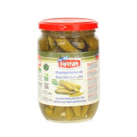 Pickled Cucumber with dill and chilli  HANA 660Gr