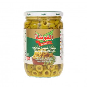 Green Olives  slices AL GOTA 600Gr