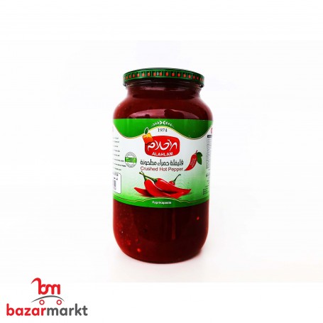 Zerkleinerte rote Paprika Alahlam 1250Gr