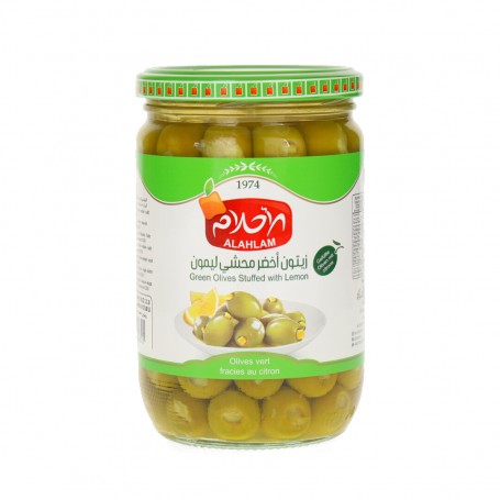 Oliven gefüllt Zitrone  Al Ahlam 600Gr