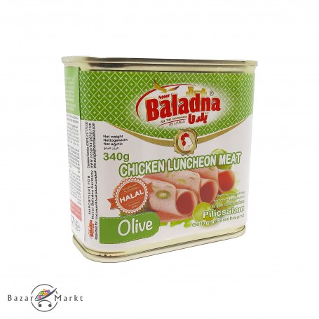 Chicken Luncheon Meat with Olives Baladna 340Gr