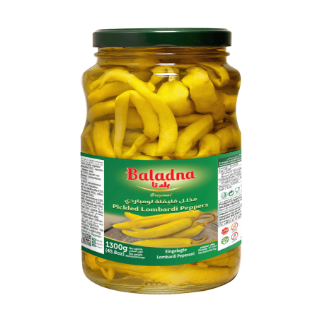 Pepper Pickled Lombardi Baladna 1300Gr