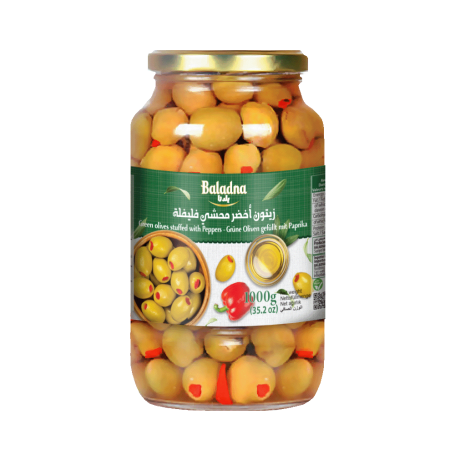 Gefüllte Paprika Oliven Baladna 1000Gr