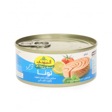 Thunfischstücke in reinem Sojaöl  Al Bayrouty 160Gr