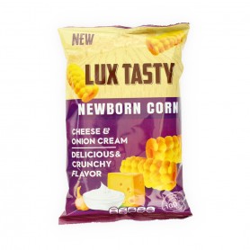 Chips Newborn Mais Käse-Zwiebel & Creme Lux Tasty 85G