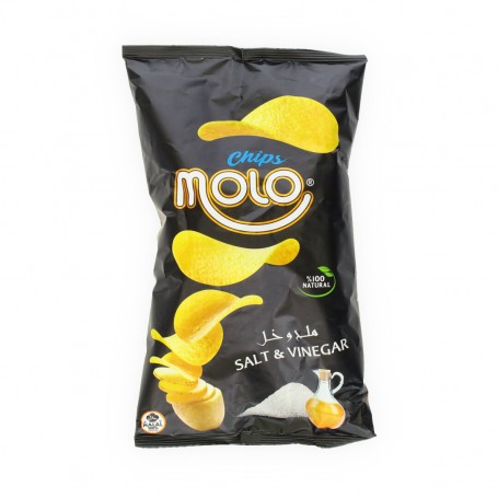 شيبس خل وملح مولو  90غرام