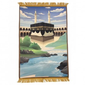 Patterned prayer rug F