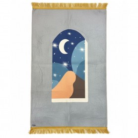 Patterned prayer rug N
