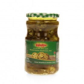 Eingelegte Paprika Grüne Jalapenos Baladna 650 Gr