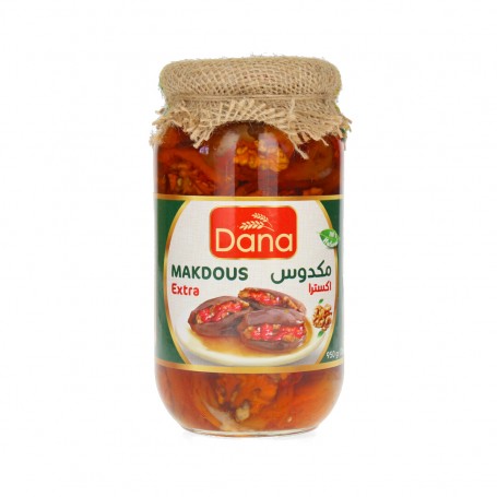 Stuffed Egg-Plant in oil / Mackdous Extra  Dana 1000Gr